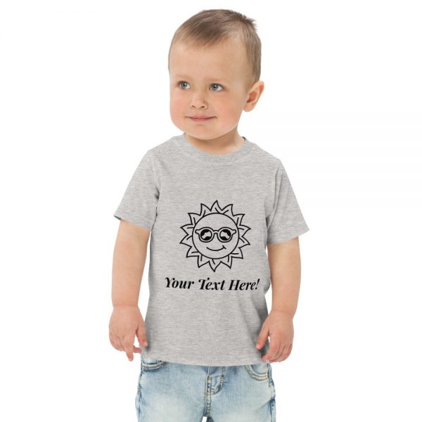 Kids Toddler Jersey T-Shirt - Your Text Here!